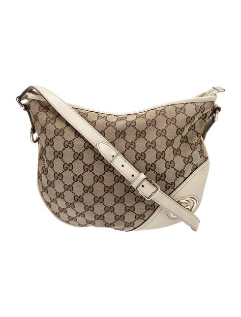 Gucci GG Canvas New Britt Crossbody Bag on SALE 